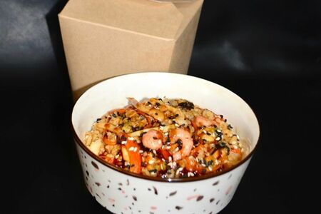 Тяхан с морепродуктами