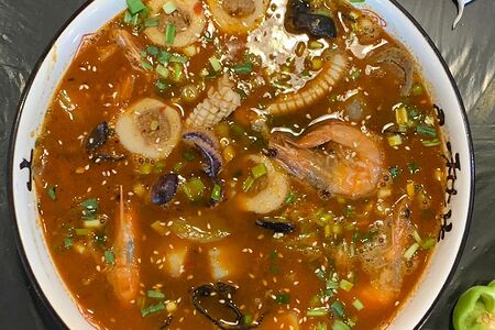 Суп с морепродуктами