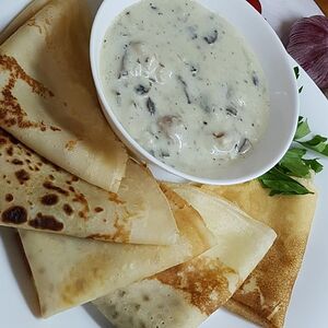 Бліны з мачанкай