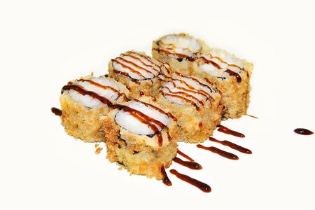 Кальмар фри с соусом унаги