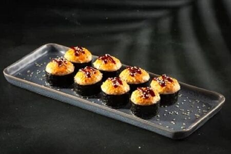 Запечённый ролл с кальмаром