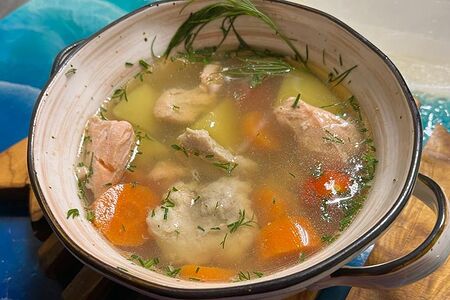 Уха из семги