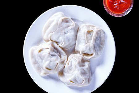 Манты со свининой