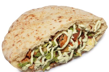 Пита со свининой и грибами