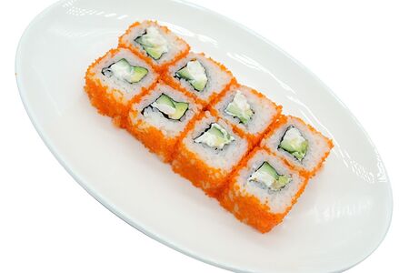 Ролл Калифорния с креветкой