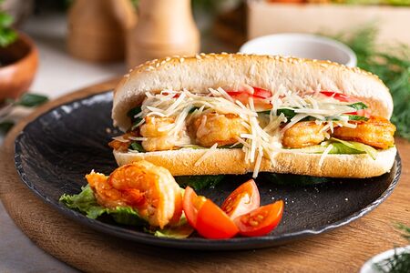 Ход-дог с креветками