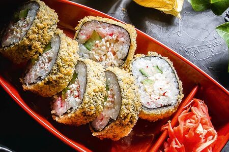 Ролл жареный Краб