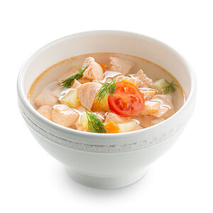 Уха из лосося