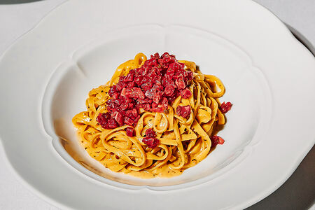 Тальолини качо тартар