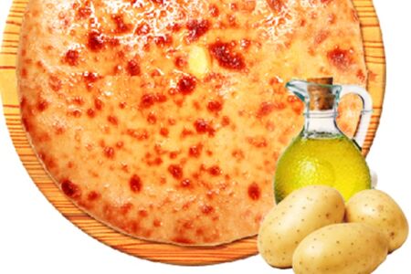 Постный пирог с картофелем