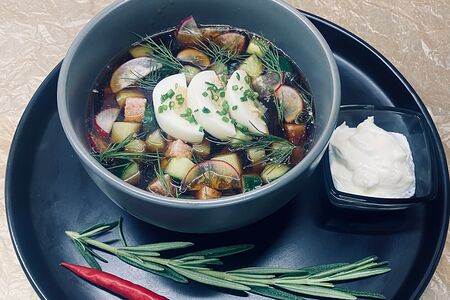 Окрошка на квасе