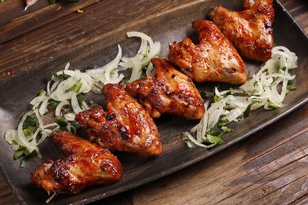 Шашлык из курицы (крылья)
