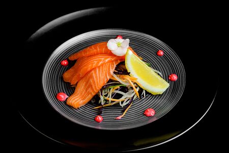 Сашими с лососем