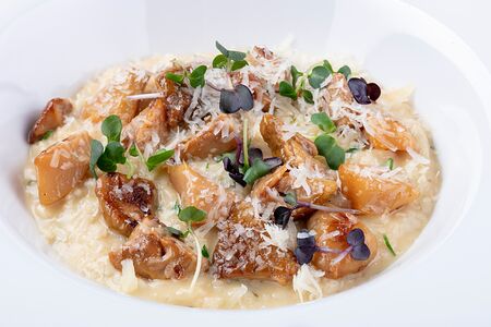 Ризотто с белыми грибами