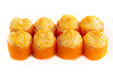 Запеченный ролл с беконом