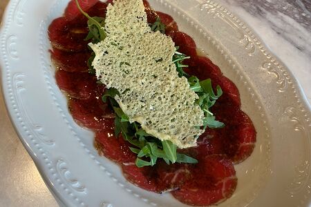 Карпаччо из мраморного бычка