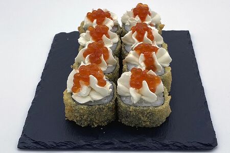 Хрустящий краб с икрой