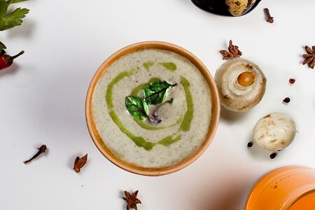 Крем-суп грибной