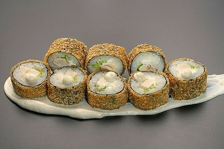 Курица на снегу