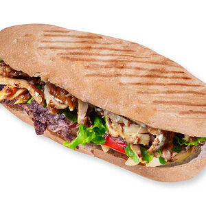 Донер-кебаб в батоне ассорти