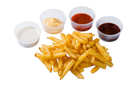 Картофель фри с соусом