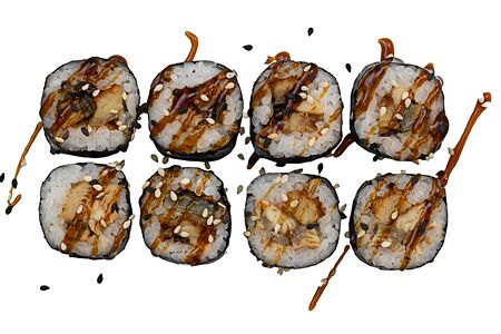 Ролл с угрем