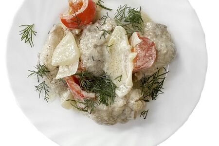 Курица в сливочном соусе