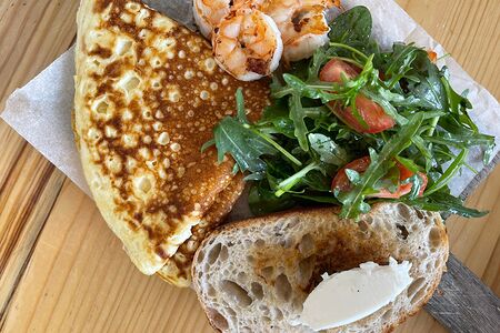 Большой завтрак с омлетом