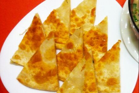 Блинчики с луком