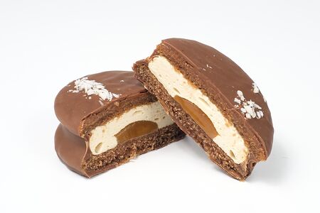 Choco Pie с солёной карамелью