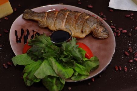 Форель на мангале