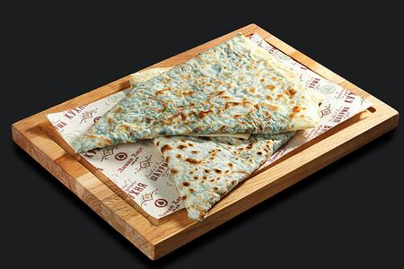 Кутаб с сыром и зеленью