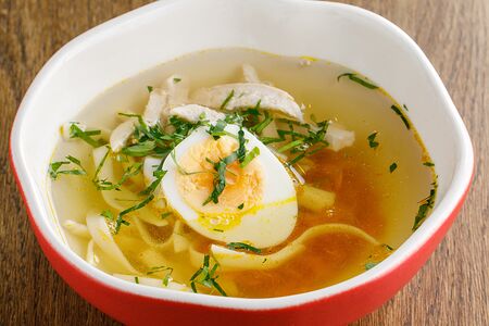 Домашний куриный суп