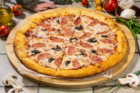 Пицца Ветчина и грибы