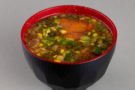 Арадзиро суп с семгой