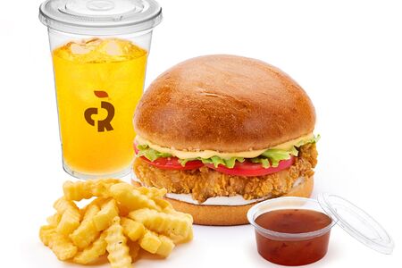 Чикен Бургер Комбо