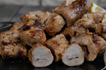 Шашлык из филе бедра индейки