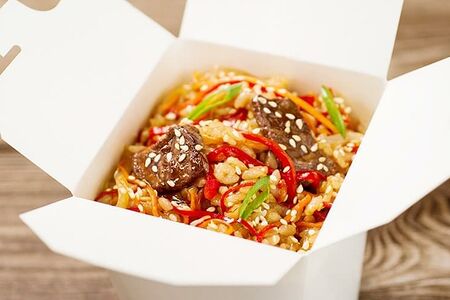 Рис с говядиной