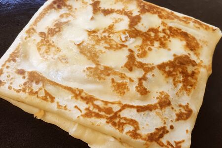 Блин со свининой и сыром