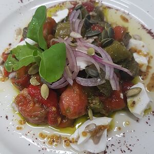 Салат из печеных овощей