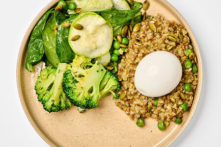 Гречка с песто