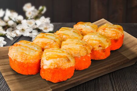 Запеченный ролл Камчатка