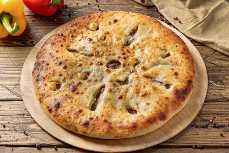 Осетинский пирог с мясом и болгарским перцем
