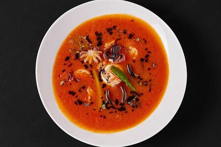 Суп Бузар с морепродуктами