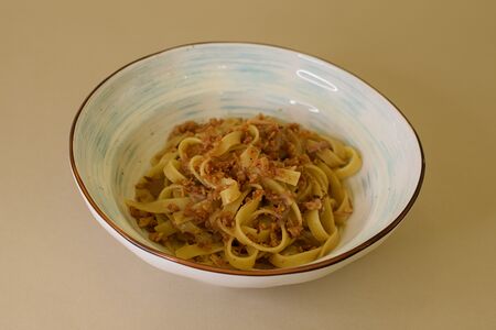Тальятелле с томлёным мясом