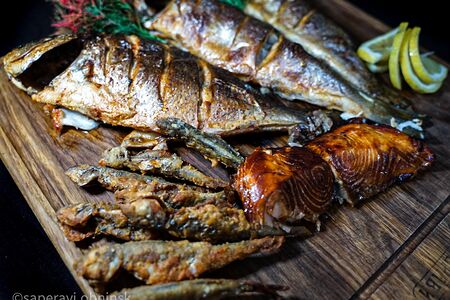 Ассорти рыбное на мангале