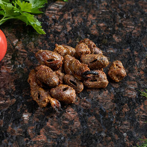 Шашлык из куриных сердечек