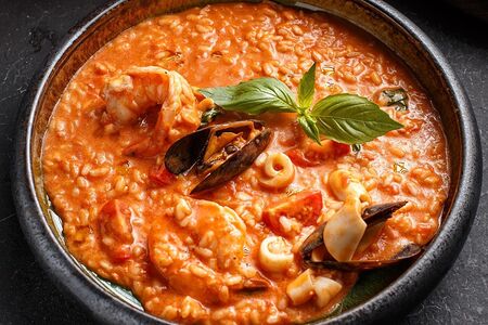 Ризотто с морепродуктами