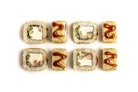 Ролл Гуру с угрём