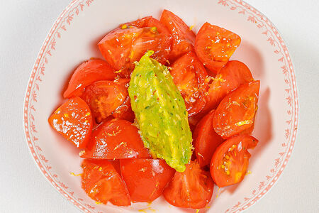 Томаты с оливковым маслом